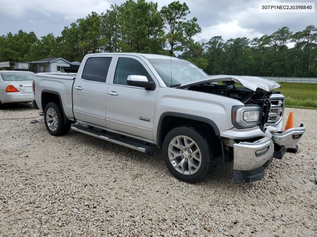 2018 GMC Sierra C1500 Slt VIN: 3GTP1NEC2JG398840 Lot: 70403604