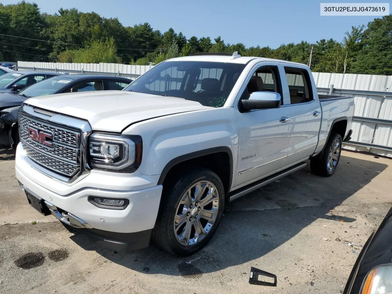 2018 GMC Sierra K1500 Denali VIN: 3GTU2PEJ3JG473619 Lot: 70605594