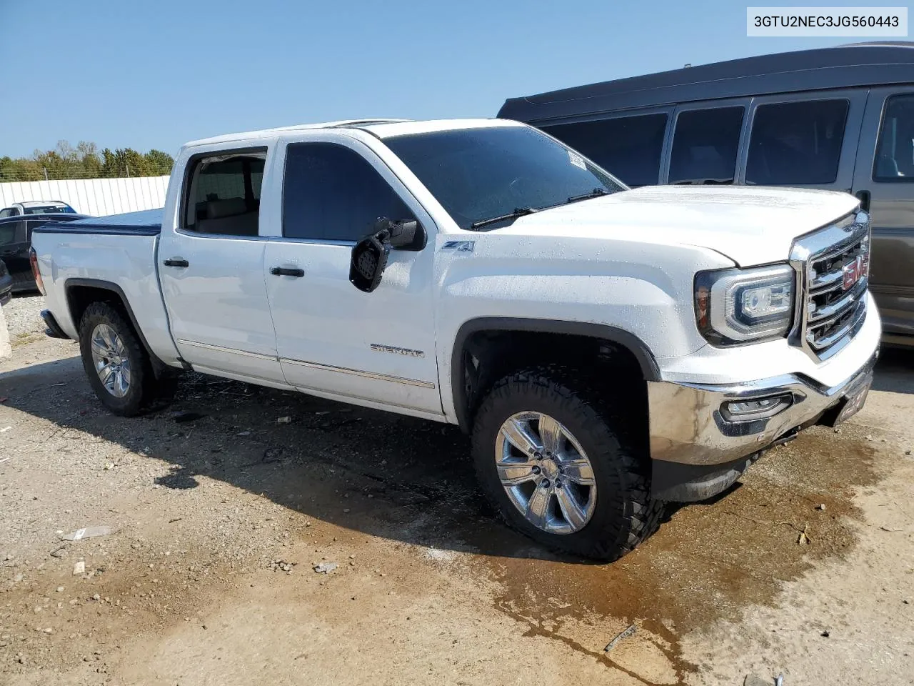 2018 GMC Sierra K1500 Slt VIN: 3GTU2NEC3JG560443 Lot: 70637824