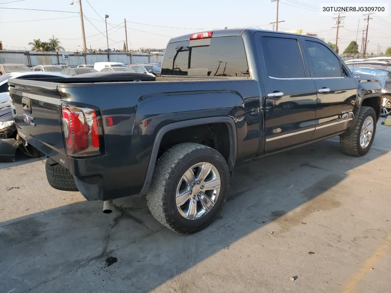 2018 GMC Sierra K1500 Slt VIN: 3GTU2NER8JG309700 Lot: 70647444