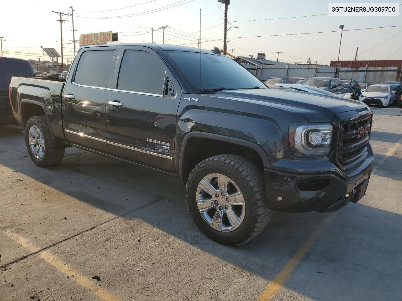 2018 GMC Sierra K1500 Slt VIN: 3GTU2NER8JG309700 Lot: 70647444