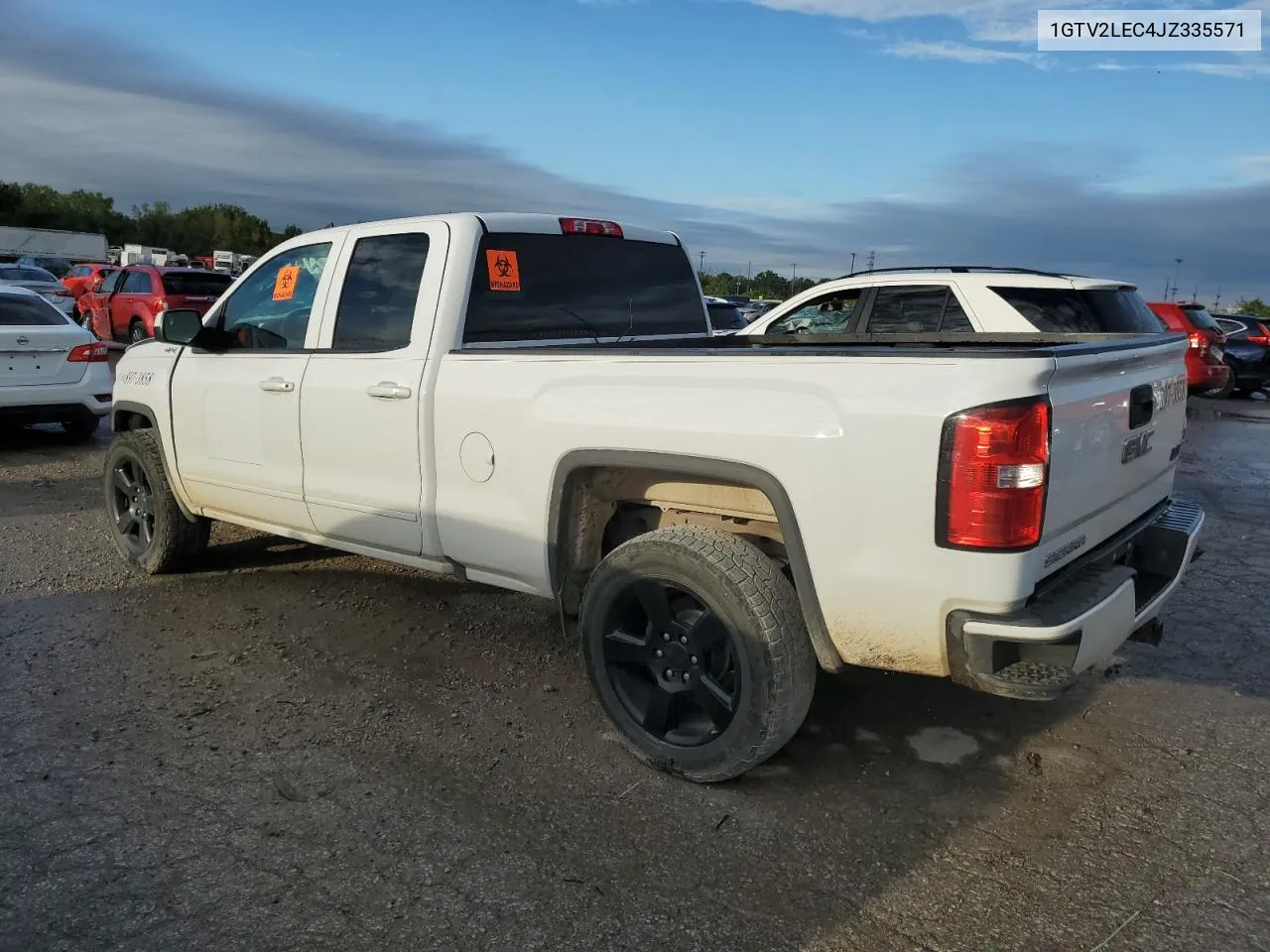 2018 GMC Sierra K1500 VIN: 1GTV2LEC4JZ335571 Lot: 70766094