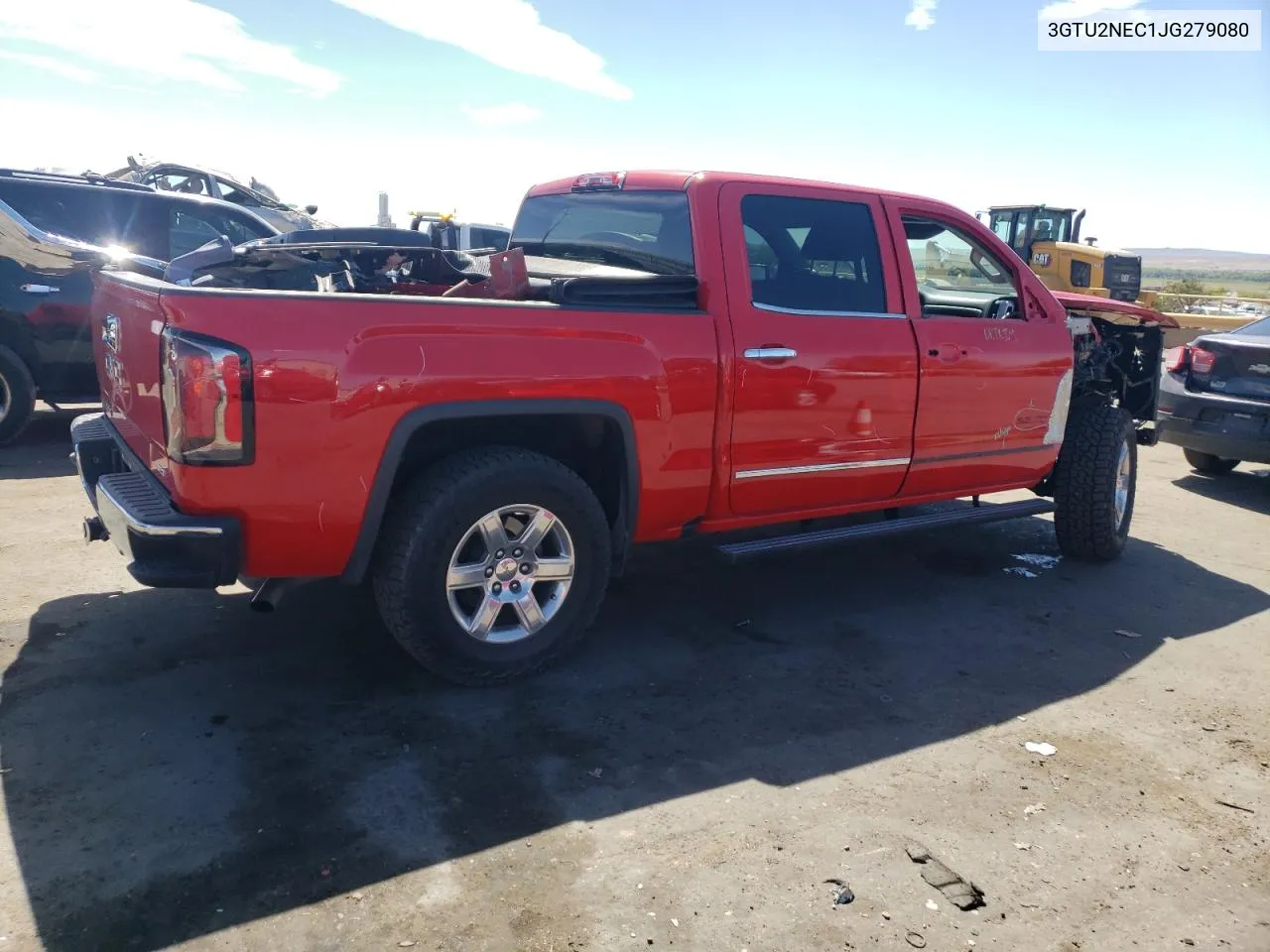 2018 GMC Sierra K1500 Slt VIN: 3GTU2NEC1JG279080 Lot: 70831214