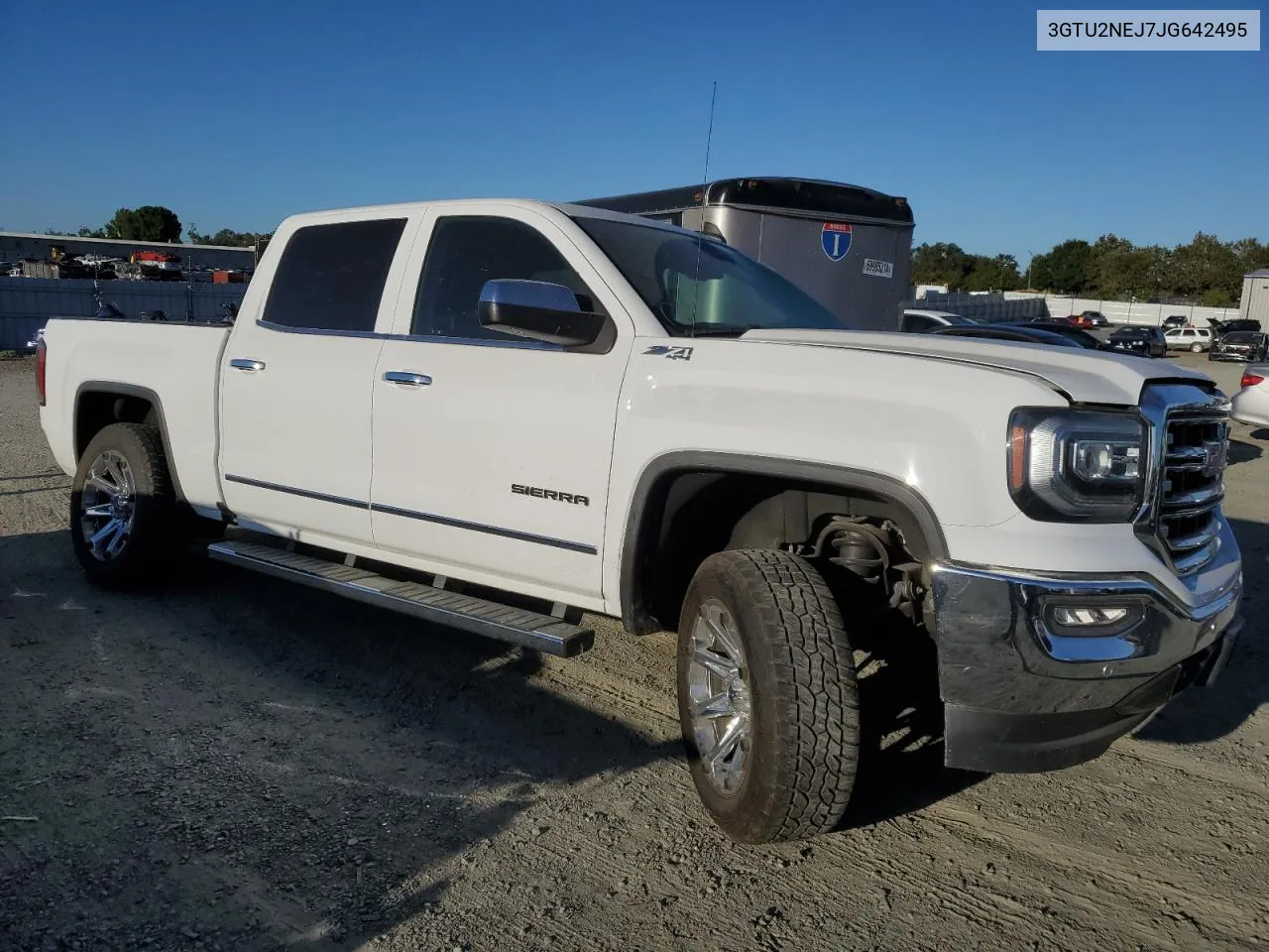 2018 GMC Sierra K1500 Slt VIN: 3GTU2NEJ7JG642495 Lot: 70841404