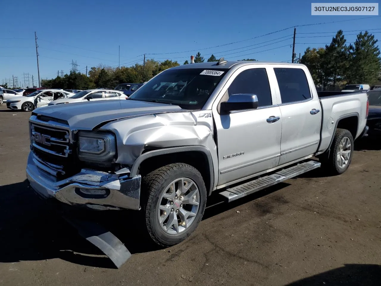 3GTU2NEC3JG507127 2018 GMC Sierra K1500 Slt