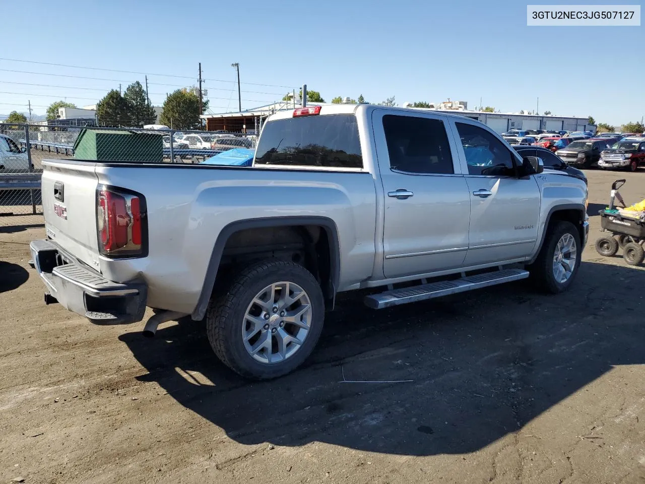 2018 GMC Sierra K1500 Slt VIN: 3GTU2NEC3JG507127 Lot: 70889364