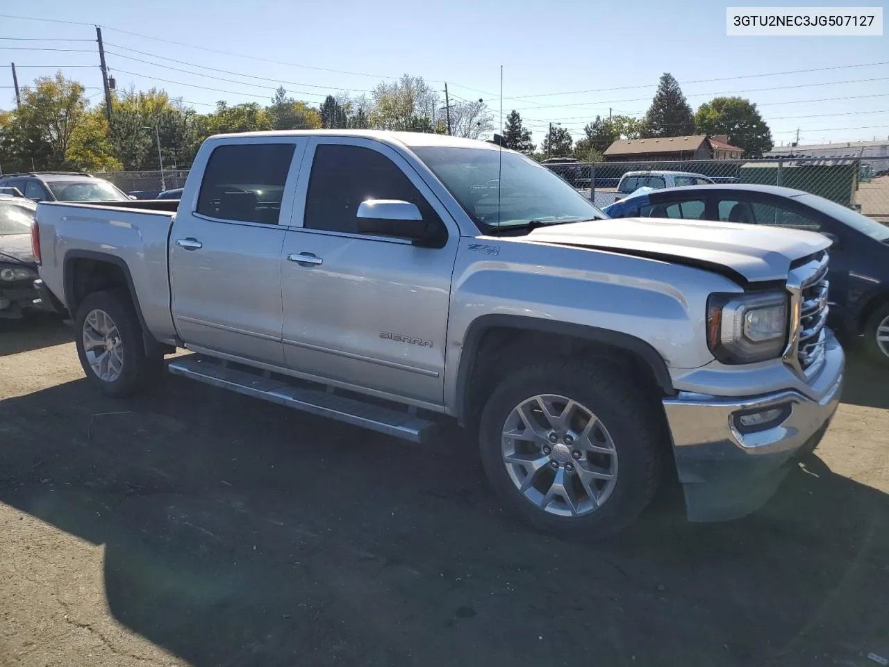 2018 GMC Sierra K1500 Slt VIN: 3GTU2NEC3JG507127 Lot: 70889364