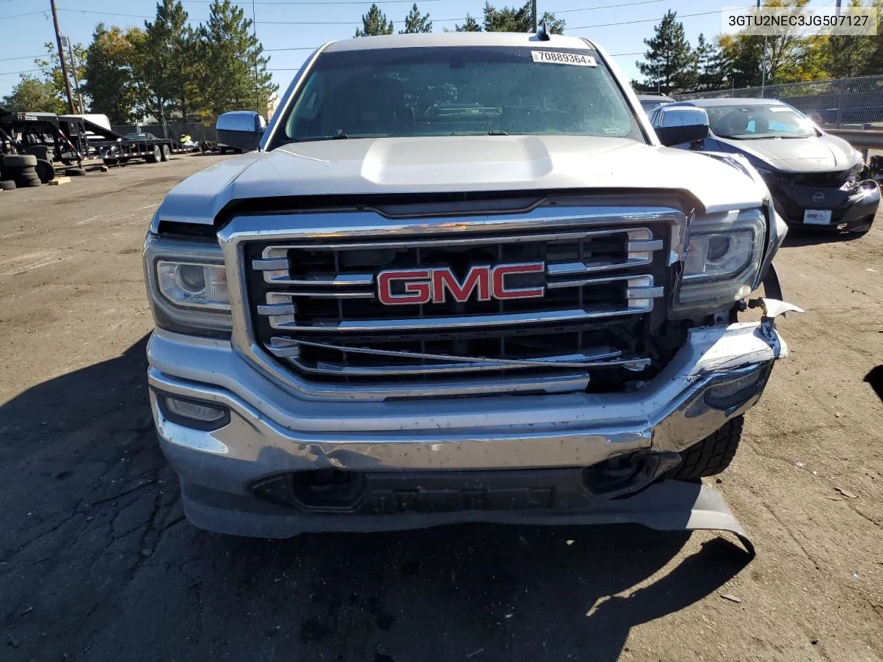 2018 GMC Sierra K1500 Slt VIN: 3GTU2NEC3JG507127 Lot: 70889364