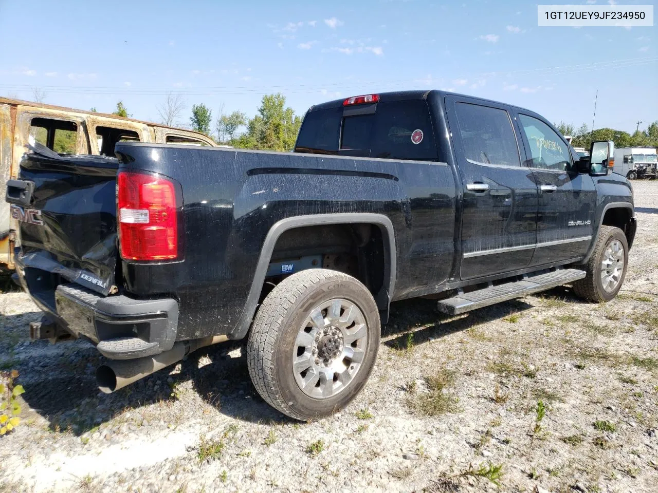 2018 GMC Sierra K2500 Denali VIN: 1GT12UEY9JF234950 Lot: 70900584