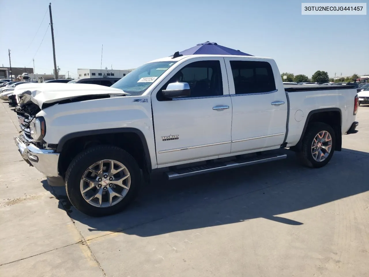 2018 GMC Sierra K1500 Slt VIN: 3GTU2NEC0JG441457 Lot: 70902054