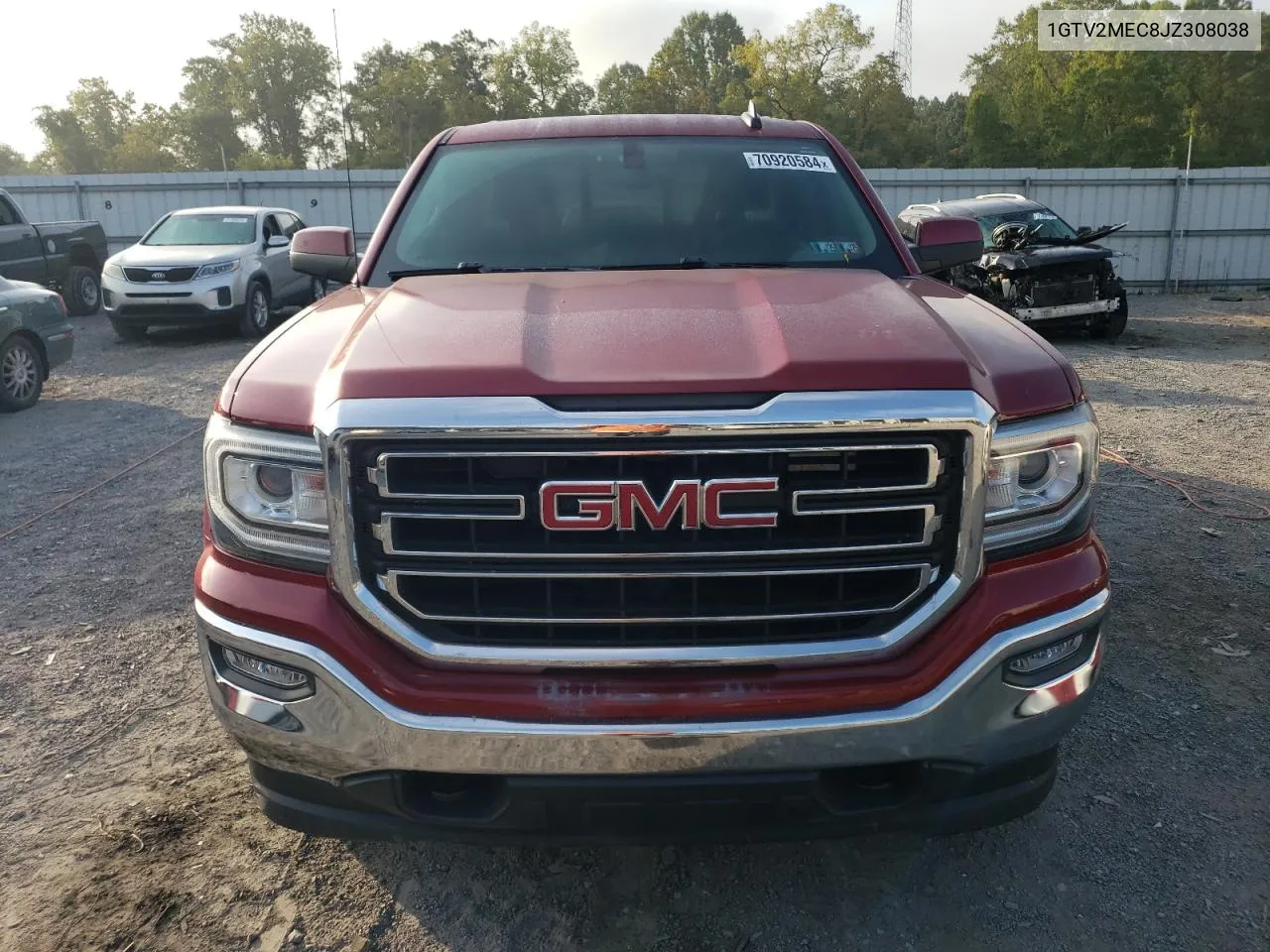 1GTV2MEC8JZ308038 2018 GMC Sierra K1500 Sle