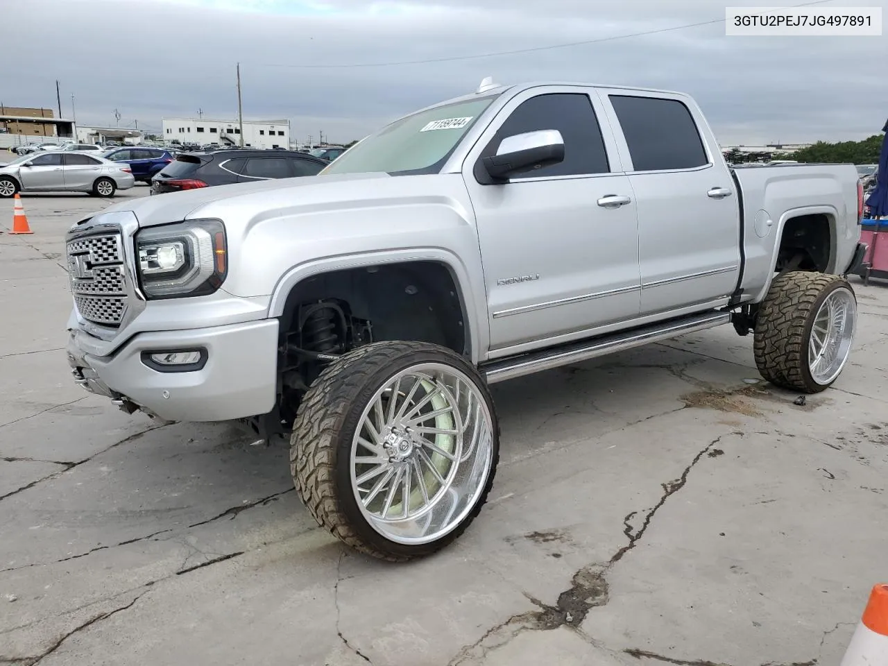 2018 GMC Sierra K1500 Denali VIN: 3GTU2PEJ7JG497891 Lot: 71159744