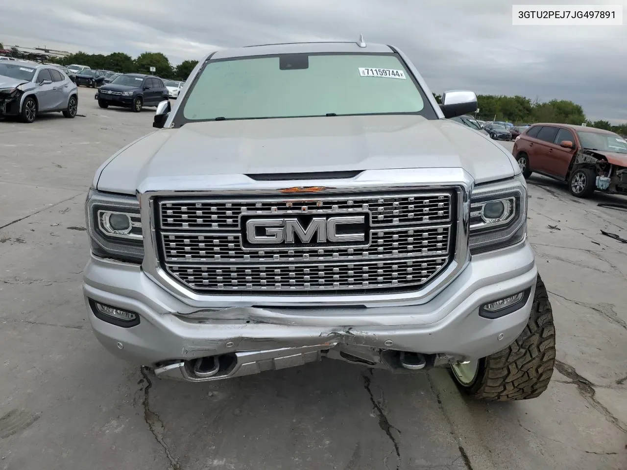 2018 GMC Sierra K1500 Denali VIN: 3GTU2PEJ7JG497891 Lot: 71159744