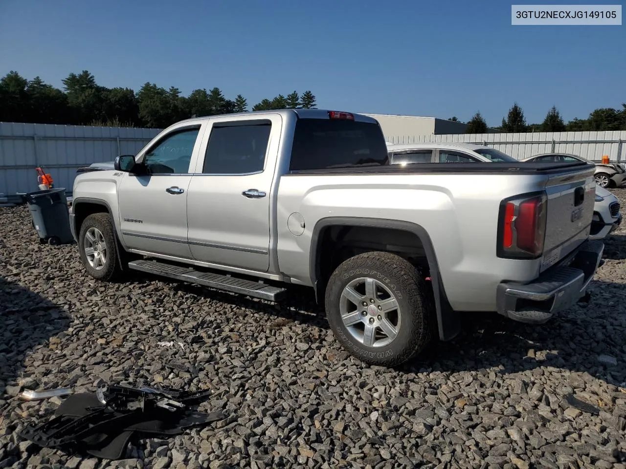 2018 GMC Sierra K1500 Slt VIN: 3GTU2NECXJG149105 Lot: 71530924