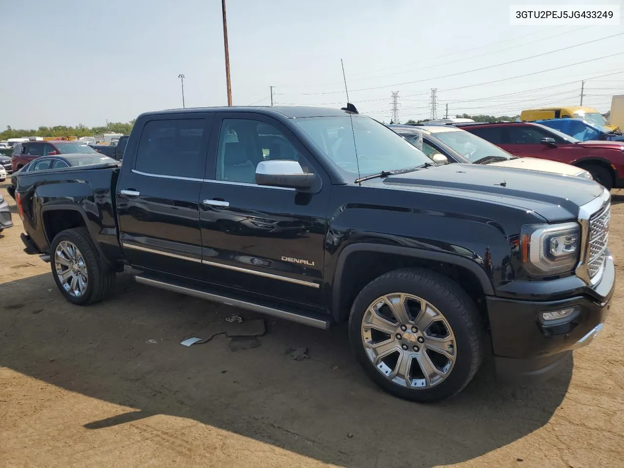 2018 GMC Sierra K1500 Denali VIN: 3GTU2PEJ5JG433249 Lot: 71701974