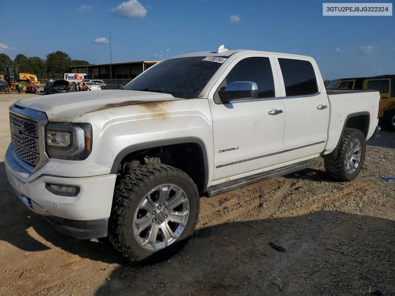 3GTU2PEJ8JG322324 2018 GMC Sierra K1500 Denali