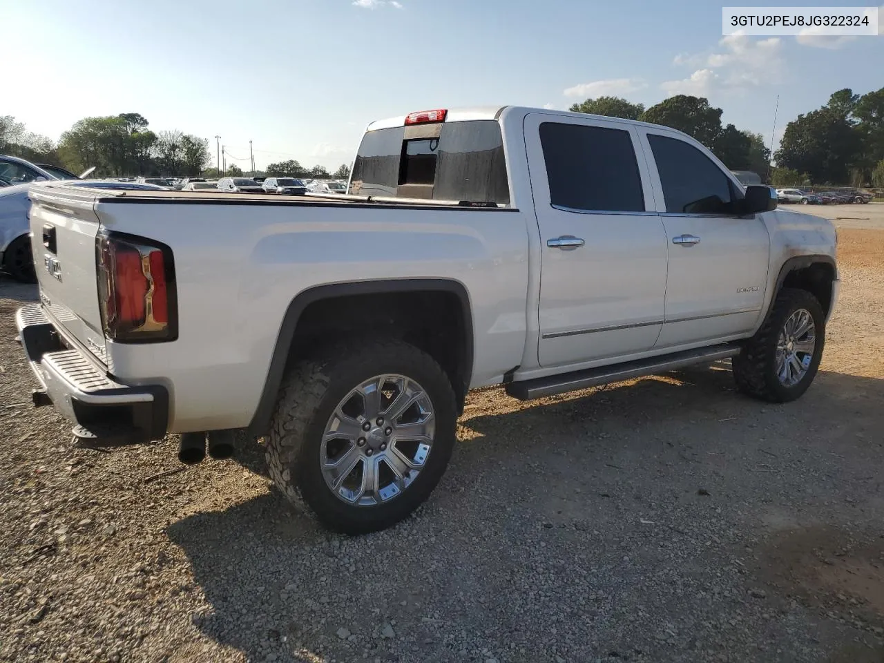 2018 GMC Sierra K1500 Denali VIN: 3GTU2PEJ8JG322324 Lot: 71760754