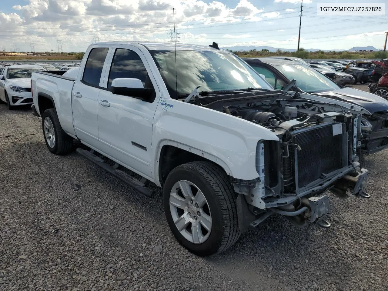 2018 GMC Sierra K1500 Sle VIN: 1GTV2MEC7JZ257826 Lot: 71774934