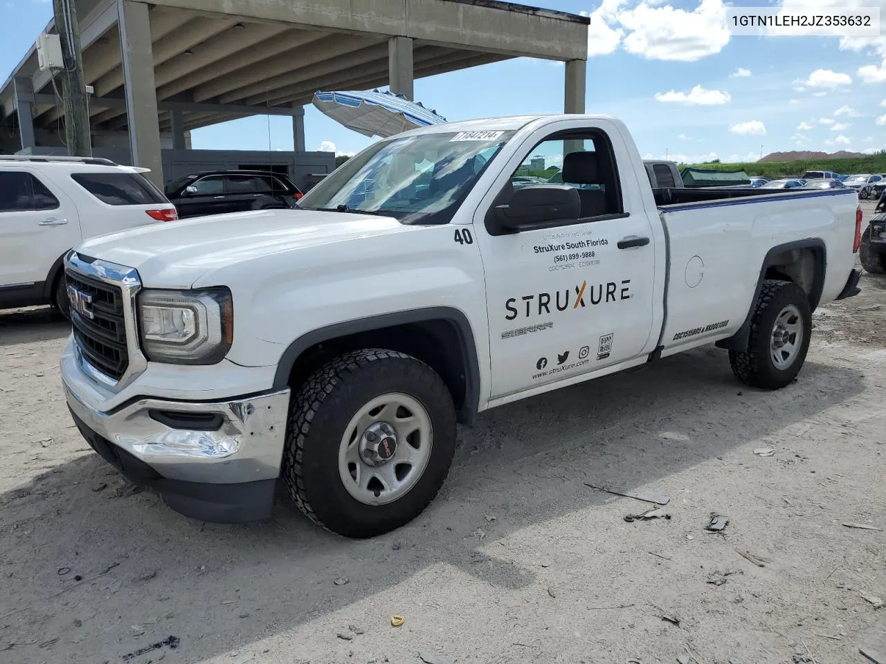 2018 GMC Sierra C1500 VIN: 1GTN1LEH2JZ353632 Lot: 71847214