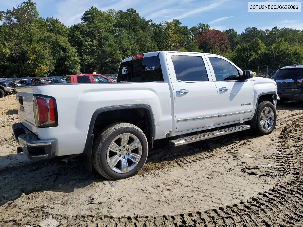 2018 GMC Sierra K1500 Slt VIN: 3GTU2NEC0JG629086 Lot: 71916714