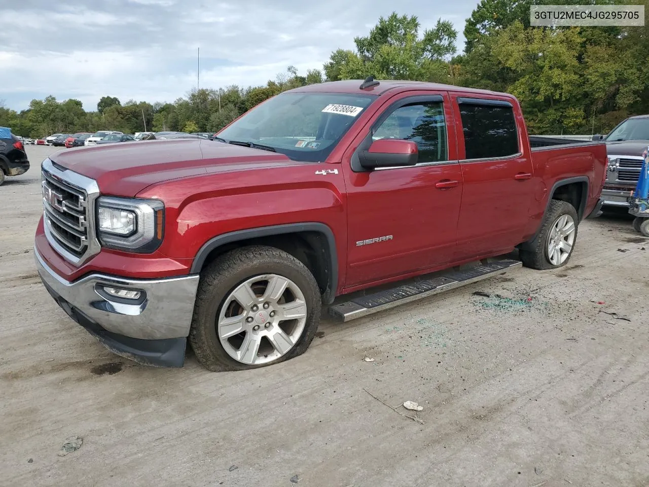 2018 GMC Sierra K1500 Sle VIN: 3GTU2MEC4JG295705 Lot: 71928804