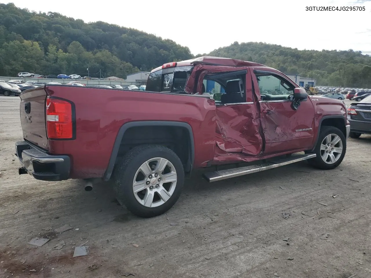 2018 GMC Sierra K1500 Sle VIN: 3GTU2MEC4JG295705 Lot: 71928804