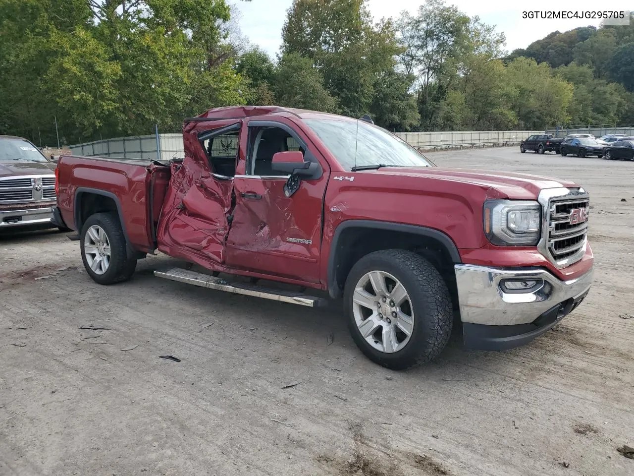 2018 GMC Sierra K1500 Sle VIN: 3GTU2MEC4JG295705 Lot: 71928804