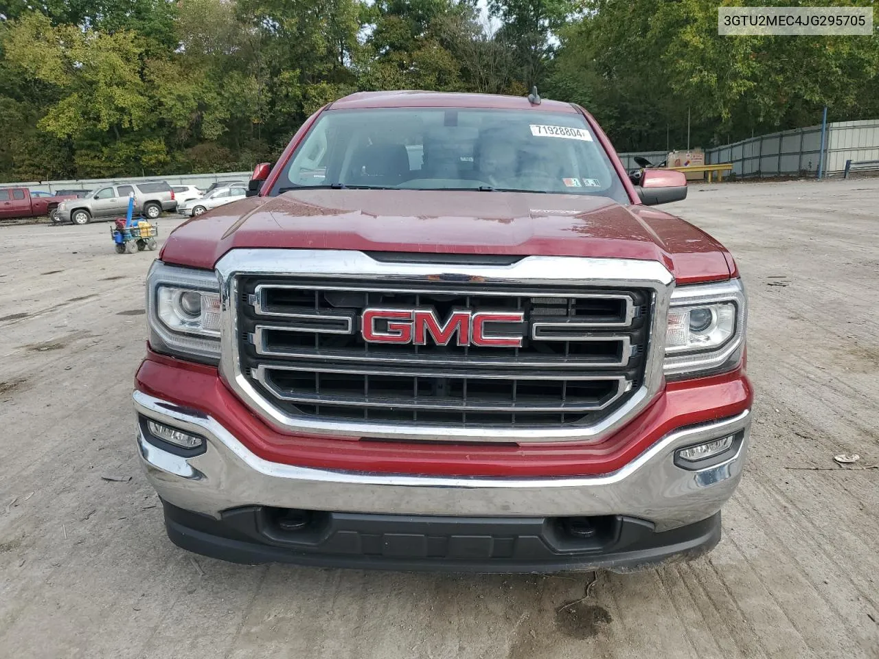 3GTU2MEC4JG295705 2018 GMC Sierra K1500 Sle