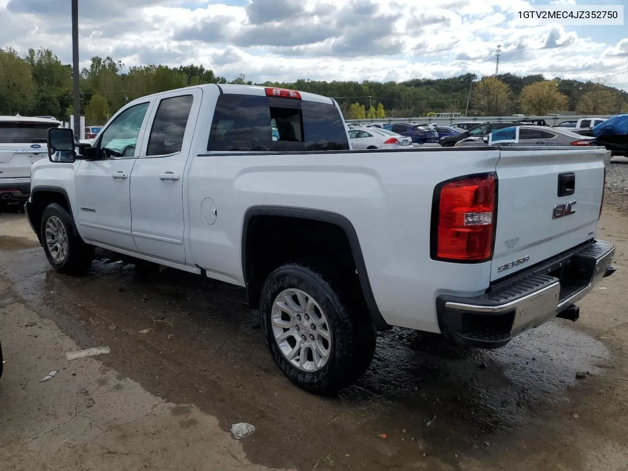 2018 GMC Sierra K1500 Sle VIN: 1GTV2MEC4JZ352750 Lot: 71944084