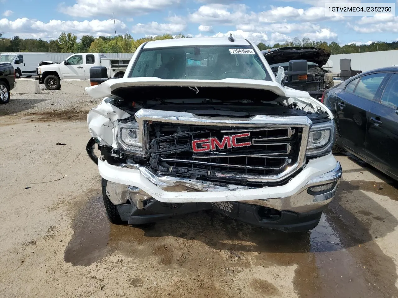 2018 GMC Sierra K1500 Sle VIN: 1GTV2MEC4JZ352750 Lot: 71944084