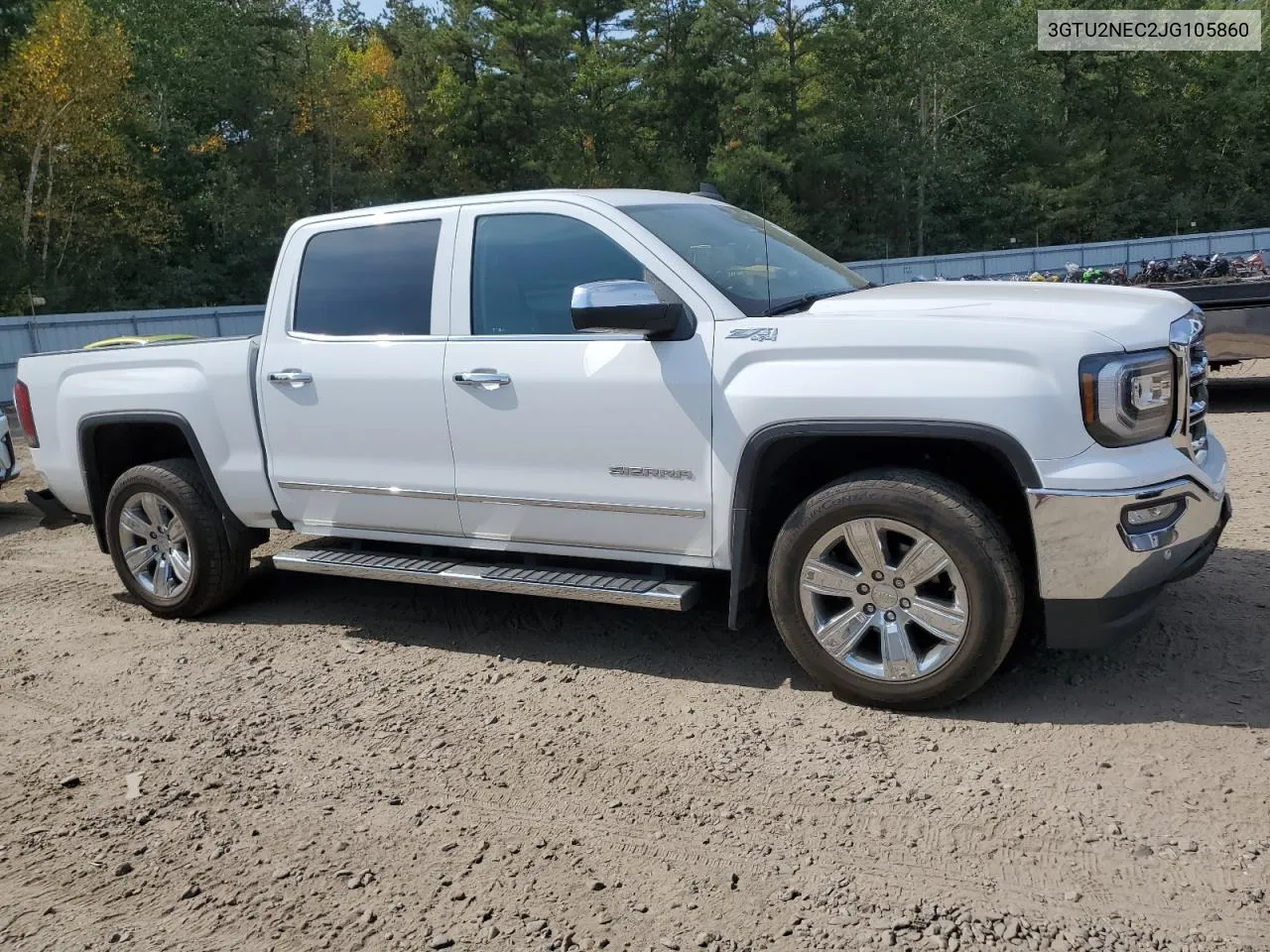 2018 GMC Sierra K1500 Slt VIN: 3GTU2NEC2JG105860 Lot: 72006254