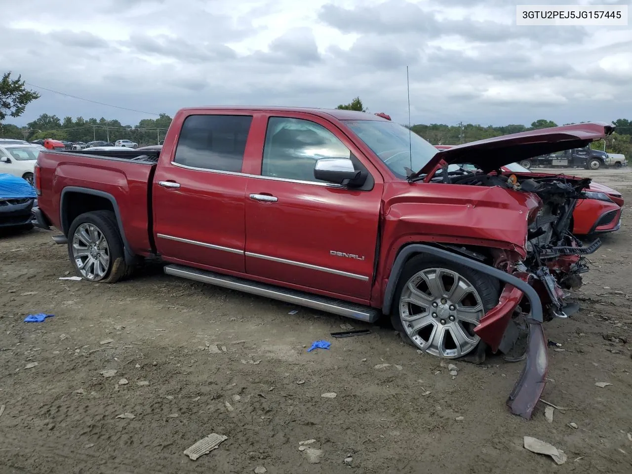 2018 GMC Sierra K1500 Denali VIN: 3GTU2PEJ5JG157445 Lot: 72028524