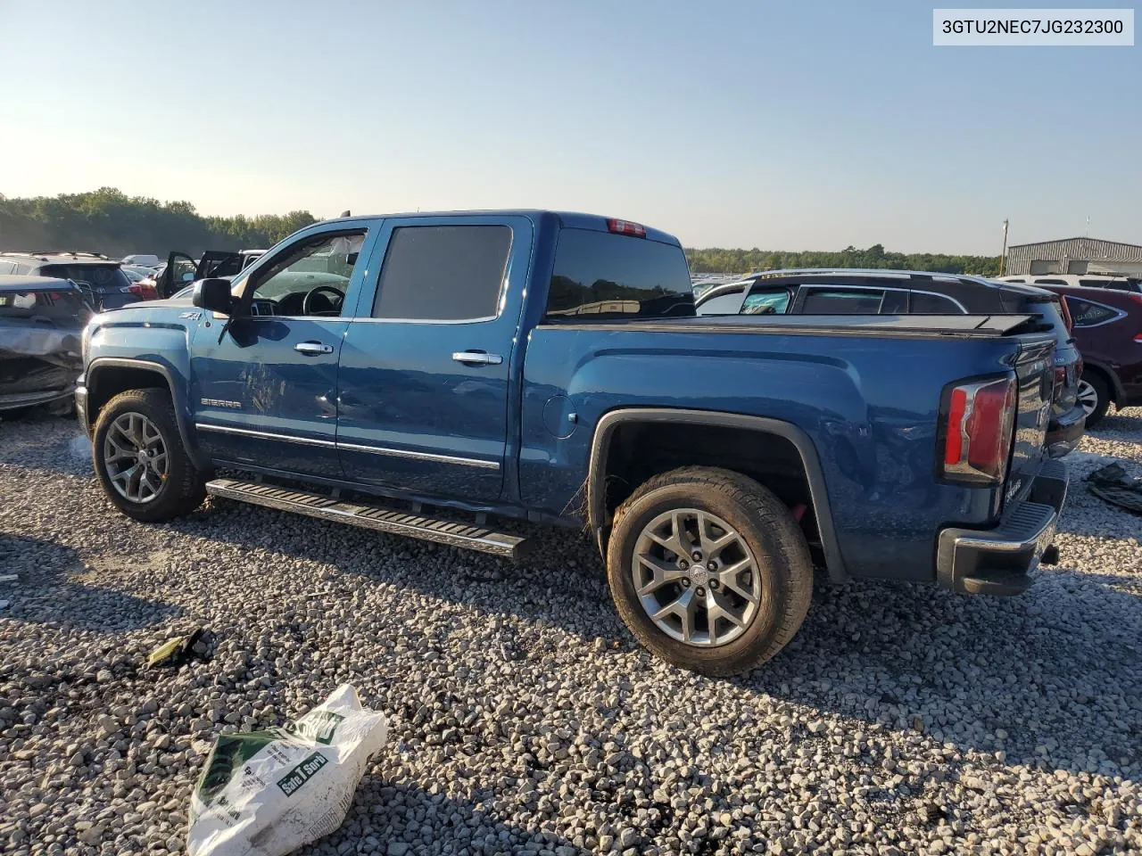 2018 GMC Sierra K1500 Slt VIN: 3GTU2NEC7JG232300 Lot: 72049944