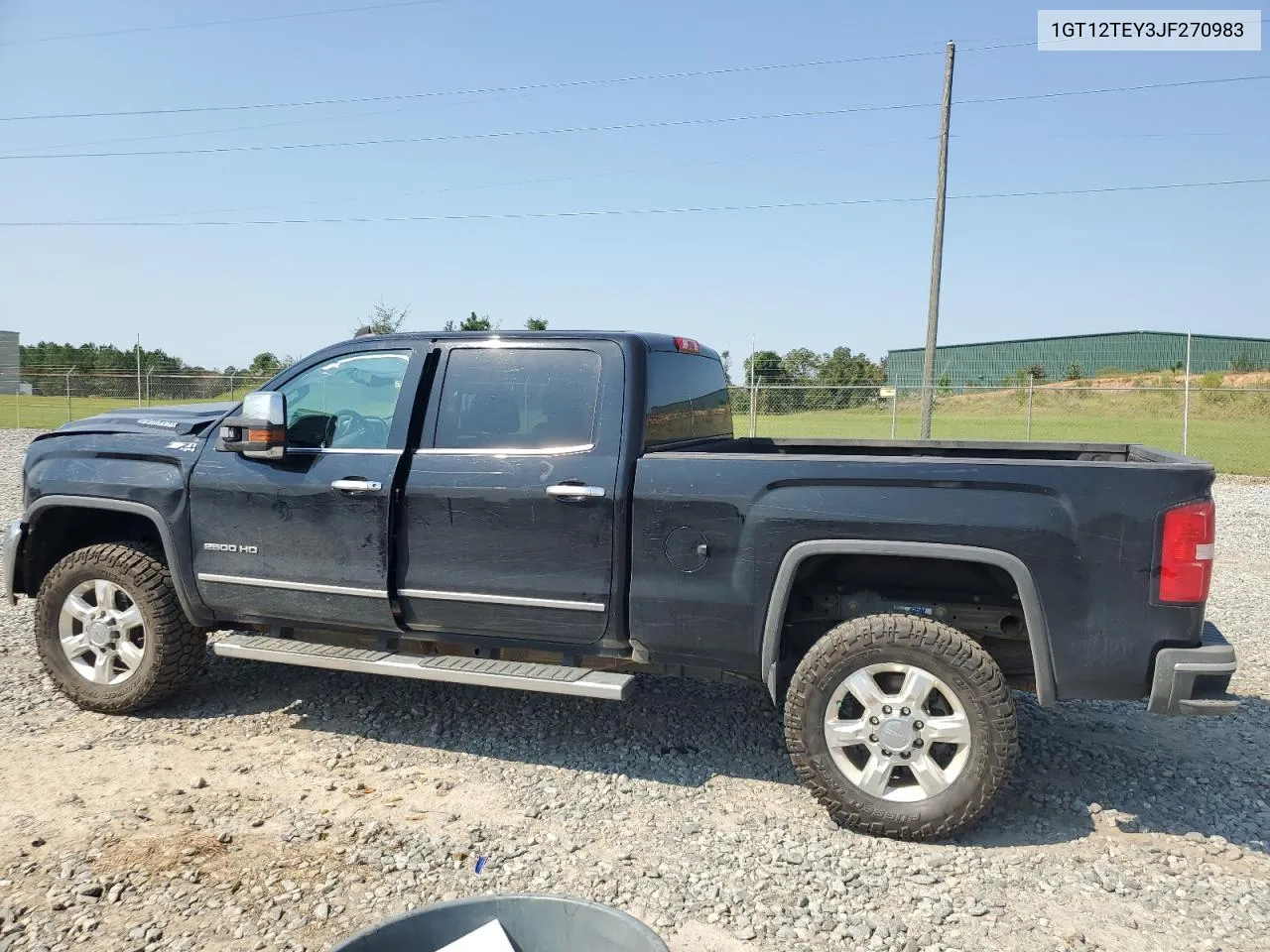 2018 GMC Sierra K2500 Slt VIN: 1GT12TEY3JF270983 Lot: 72236444