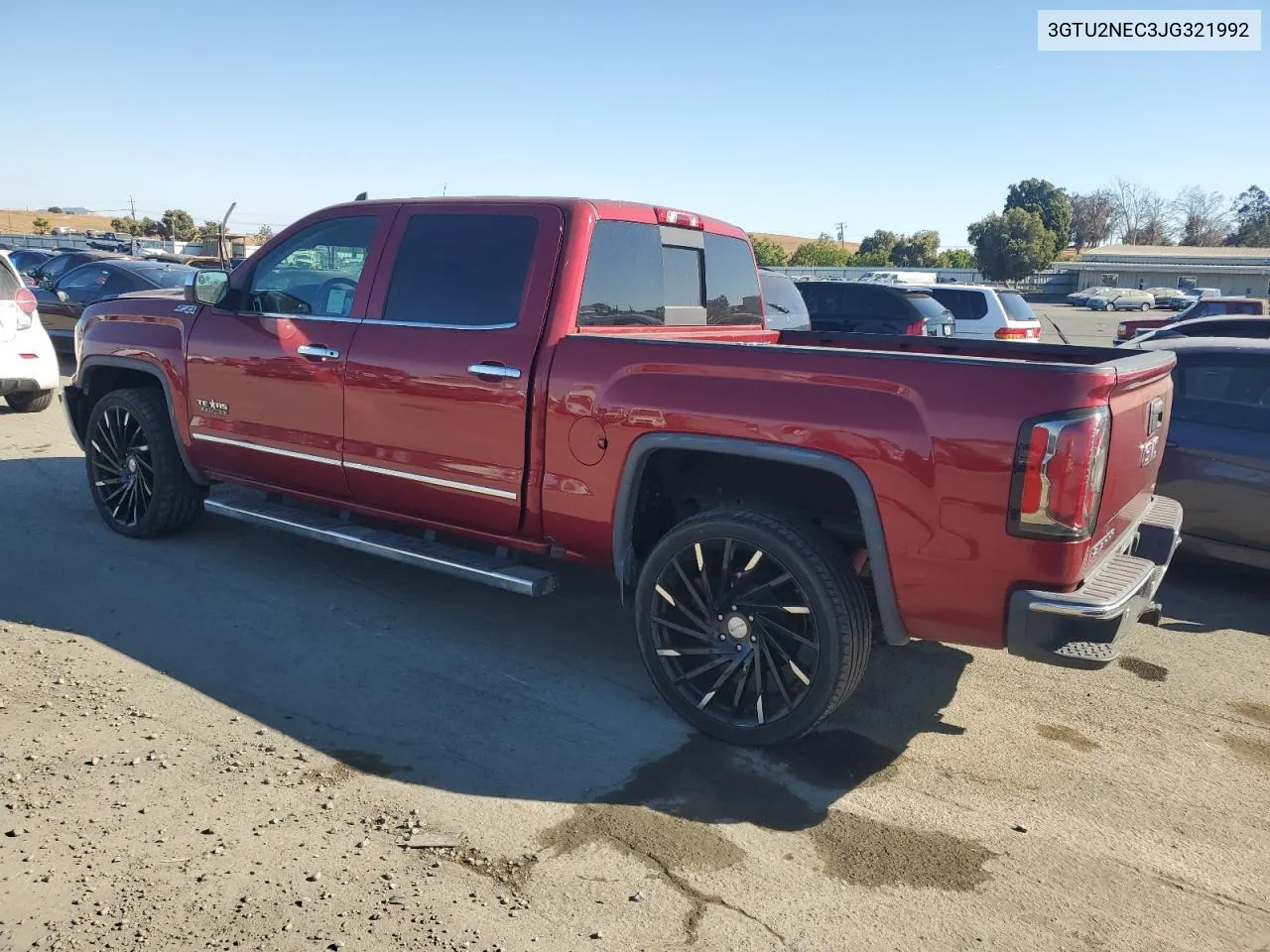 2018 GMC Sierra K1500 Slt VIN: 3GTU2NEC3JG321992 Lot: 72363364