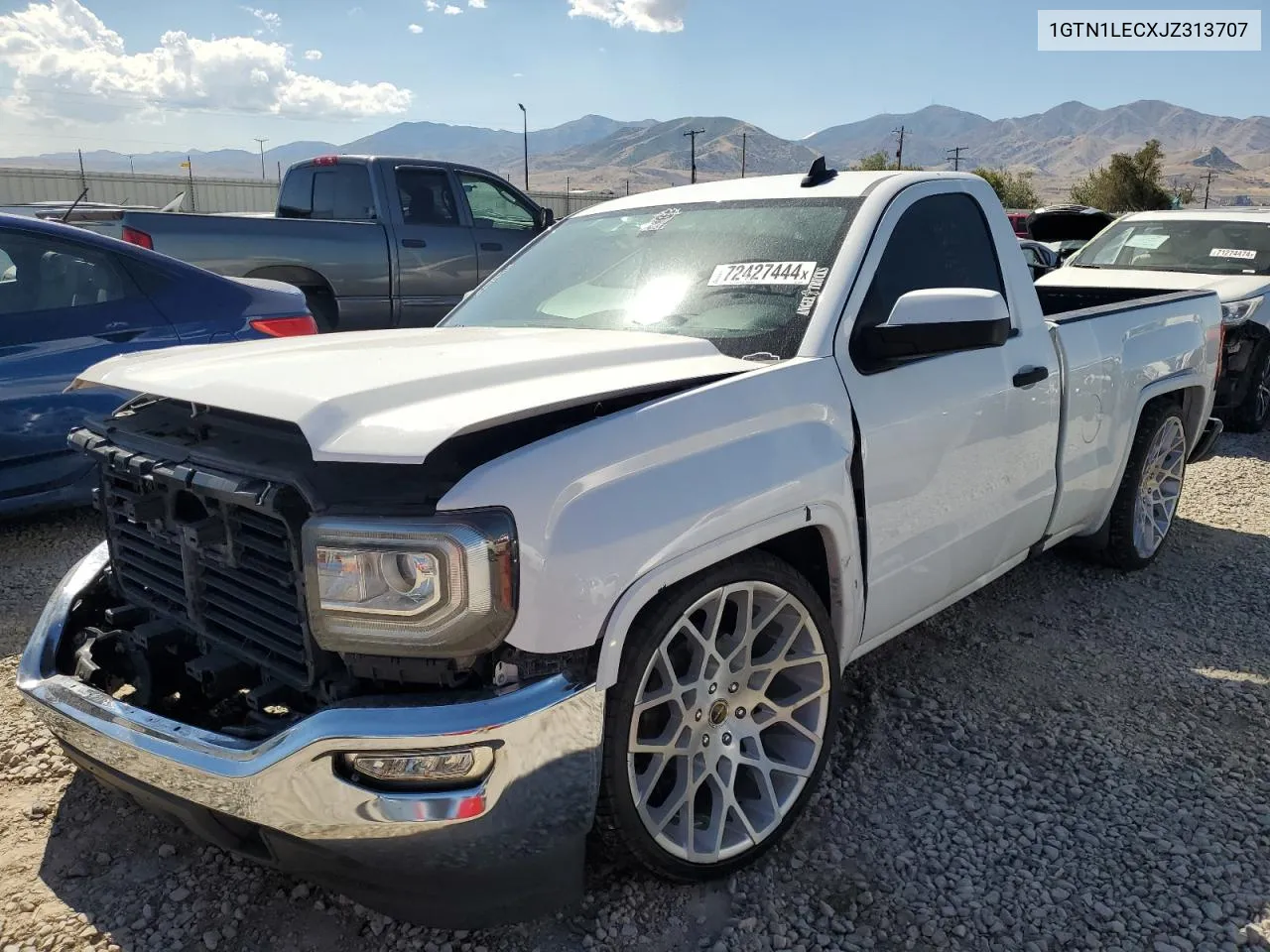 2018 GMC Sierra C1500 VIN: 1GTN1LECXJZ313707 Lot: 72427444