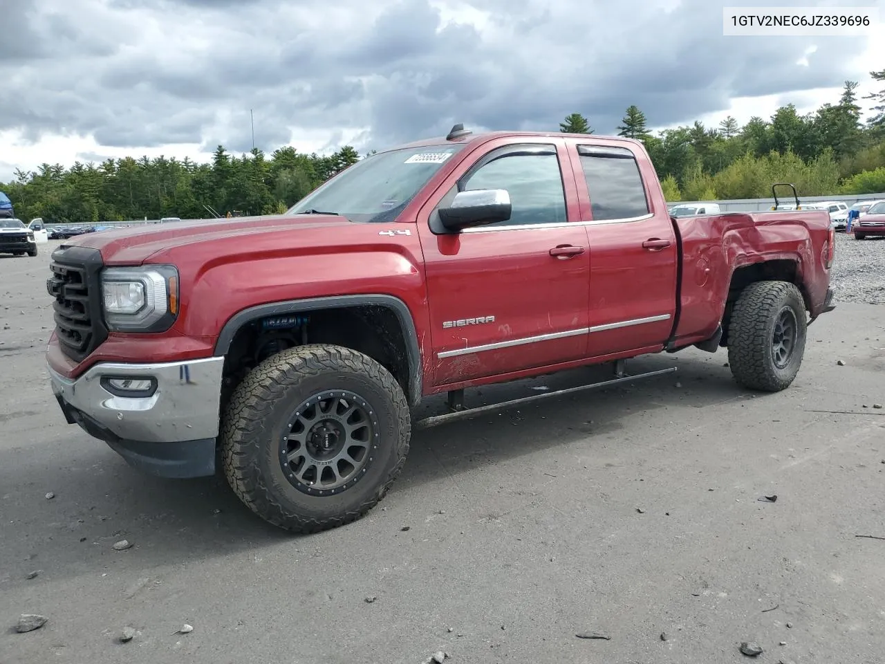 2018 GMC Sierra K1500 Slt VIN: 1GTV2NEC6JZ339696 Lot: 72556534