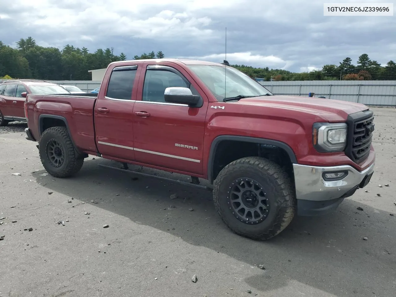 2018 GMC Sierra K1500 Slt VIN: 1GTV2NEC6JZ339696 Lot: 72556534