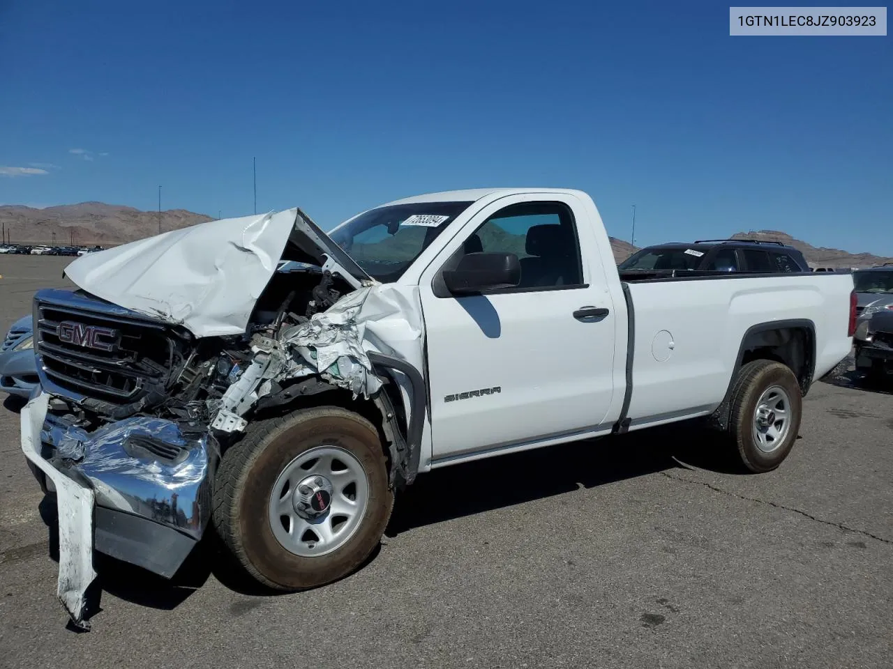 2018 GMC Sierra C1500 VIN: 1GTN1LEC8JZ903923 Lot: 72653094