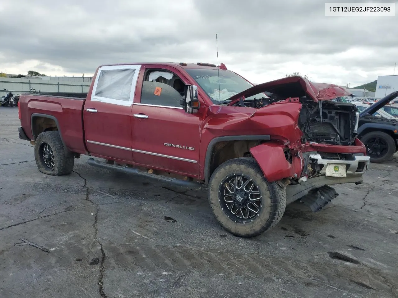 2018 GMC Sierra K2500 Denali VIN: 1GT12UEG2JF223098 Lot: 72853234