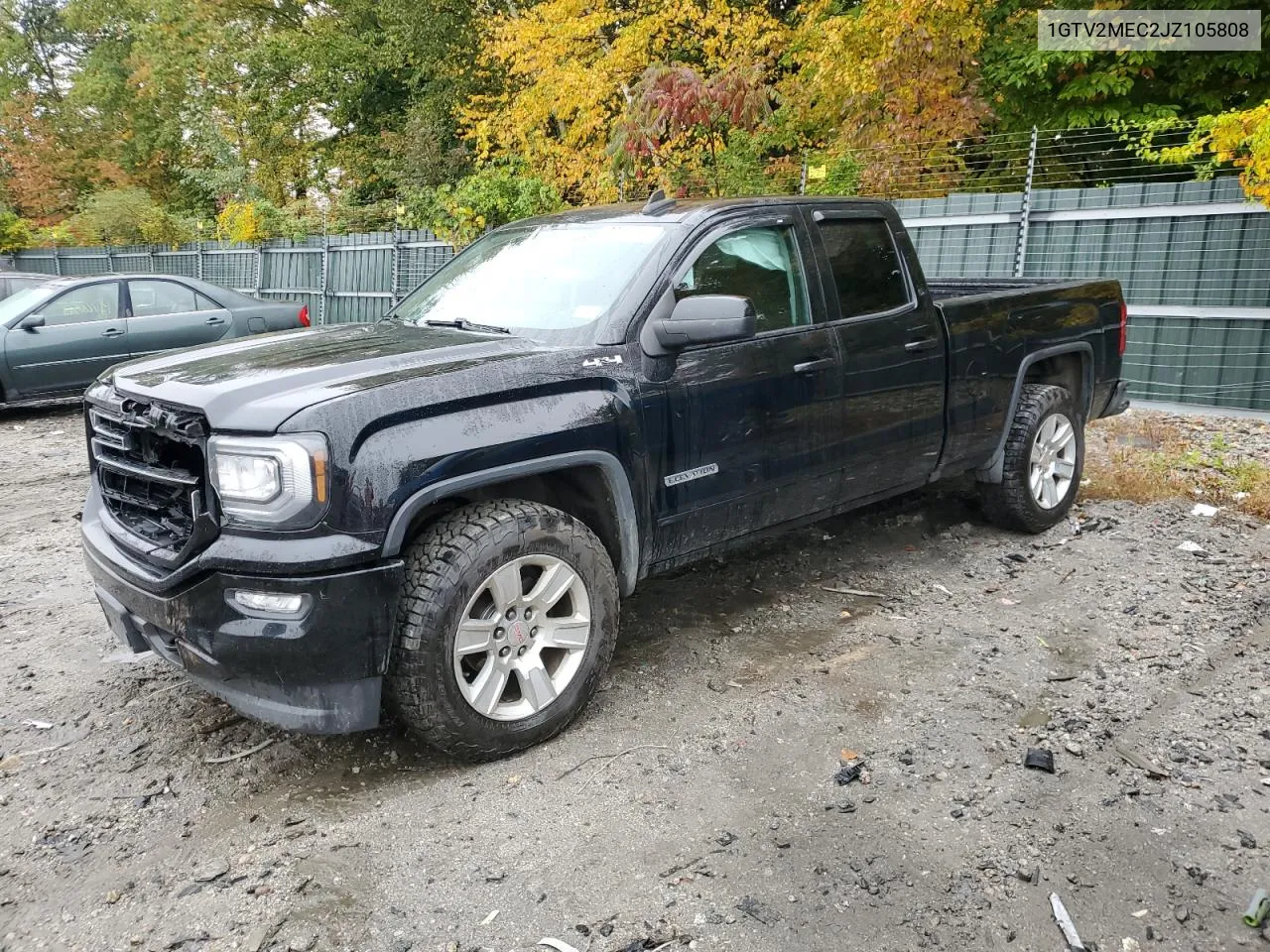 1GTV2MEC2JZ105808 2018 GMC Sierra K1500 Sle