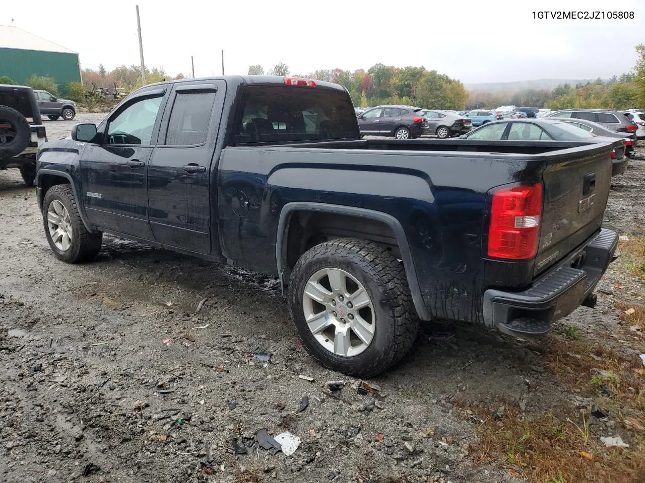 1GTV2MEC2JZ105808 2018 GMC Sierra K1500 Sle