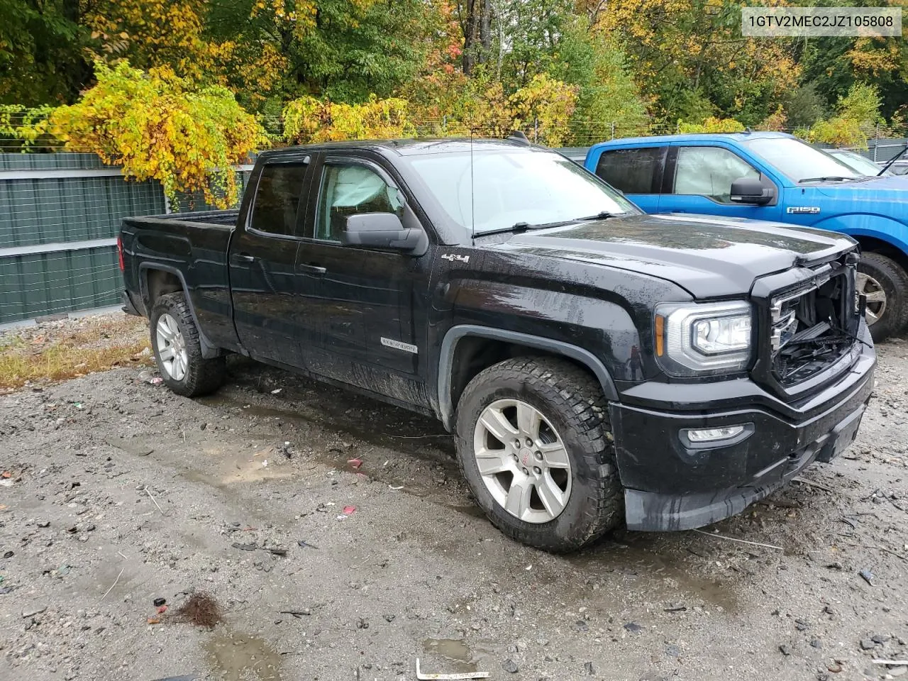 1GTV2MEC2JZ105808 2018 GMC Sierra K1500 Sle