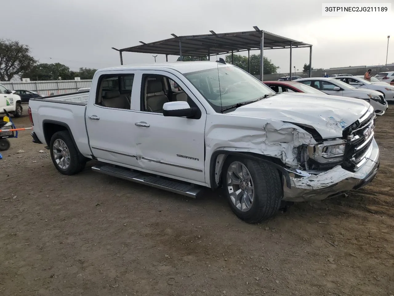 2018 GMC Sierra C1500 Slt VIN: 3GTP1NEC2JG211189 Lot: 72977144