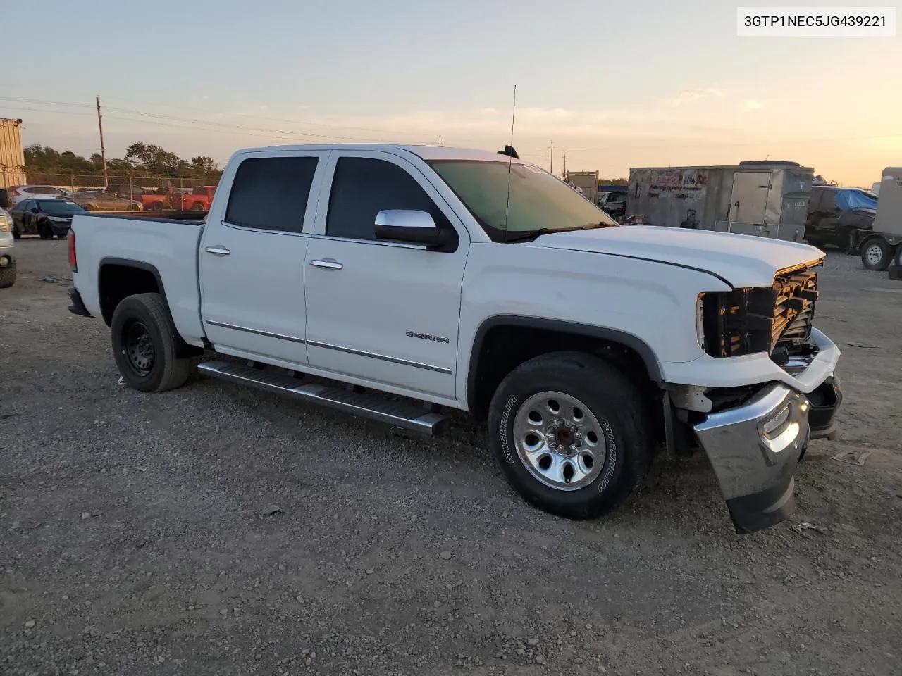 2018 GMC Sierra C1500 Slt VIN: 3GTP1NEC5JG439221 Lot: 73060454