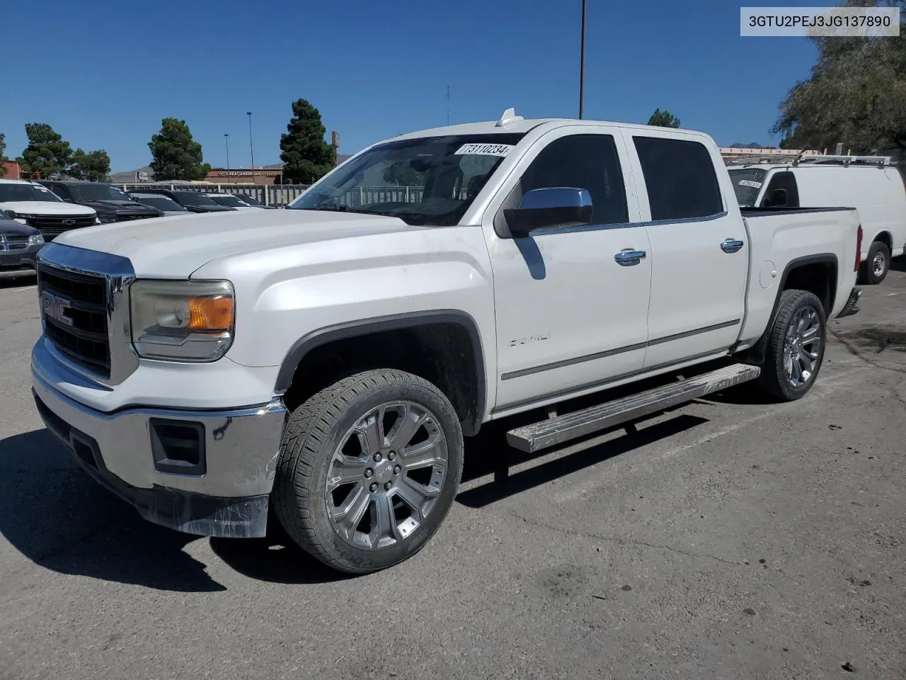 2018 GMC Sierra K1500 Denali VIN: 3GTU2PEJ3JG137890 Lot: 73110234