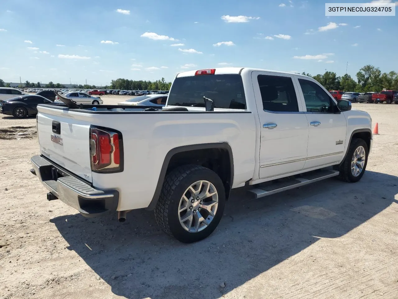 2018 GMC Sierra C1500 Slt VIN: 3GTP1NEC0JG324705 Lot: 73684614