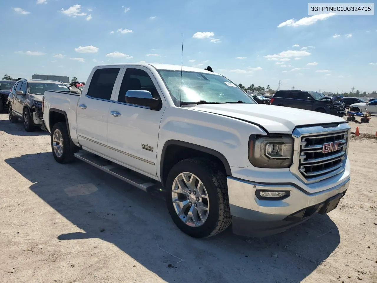 2018 GMC Sierra C1500 Slt VIN: 3GTP1NEC0JG324705 Lot: 73684614