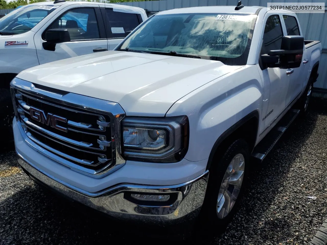 2018 GMC Sierra C1500 Slt VIN: 3GTP1NEC2JG577234 Lot: 73812634