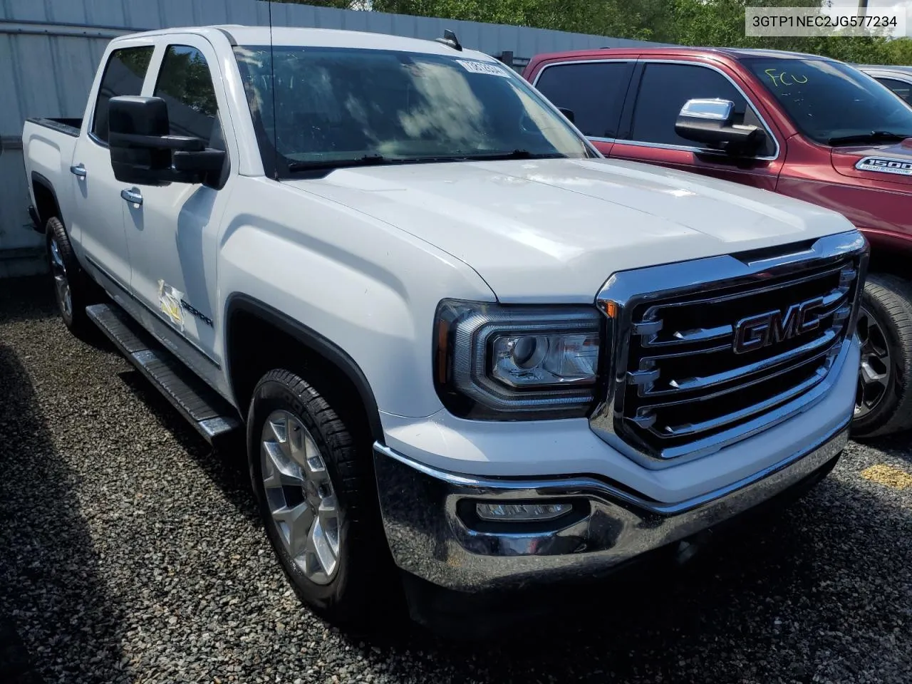 2018 GMC Sierra C1500 Slt VIN: 3GTP1NEC2JG577234 Lot: 73812634